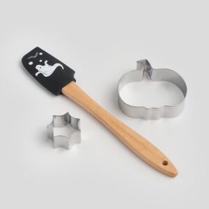 HOME & YOU Halloween Sütikiszúró és Spatula Szett 139214166 - Sütemény kiszúró