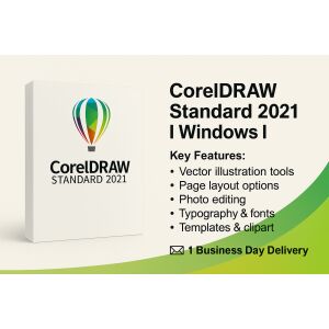 CorelDRAW Standard 2021 pre Windows - Vektorová grafika, úprava fotografií, rozloženie stránky - Kancelárske softvéry