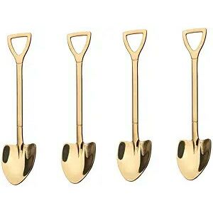 Set de linguri pentru desert în formă de lopată aurie (4 buc) – Unic 139216148 - Linguri