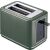 Angled view of Berlinger Haus BH-9665 Matte Green digital toaster
