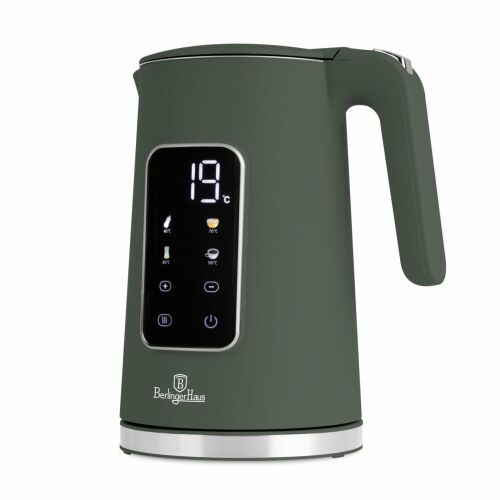 Berlinger Haus 1.7L Digital Electric Kettle - Matte Green Finish