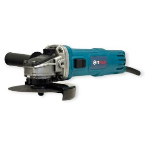 Hitman HT-AG125-88BL sarokcsiszoló, 125mm tárcsa, 1100W elektromos kéziszerszám - HITMAN