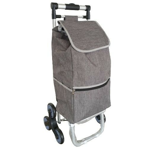 Cékla szürke lépcsőjáró bevásárlókocsi aluvázzal