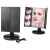 LED Sminktükör 3x/5x/10x Nagyítással - Érintőkapcsolós, USB/Elem 139224762