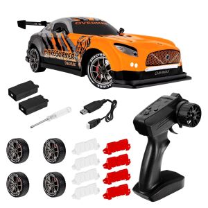 Overmax Tireburner Akkumulátoros Versenyautó - 20 km/h, Drift és Verseny Kerekek