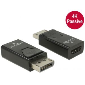Delock DisplayPort - HDMI 4K Adapter - Fekete 139225835 - DisplayPort átalakító