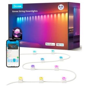 Govee RGBIC LED Szalag Downlights - 3m, 15 LED, Wi-Fi, Zene Szinkron 139225852 - Fényfüzér