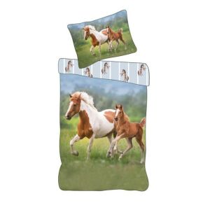 Lovas Ló Ágyneműhuzat Szett - 140x200 cm, 70x90 cm - Pamut - Ágynemű - ifjúsági és felnőtt
