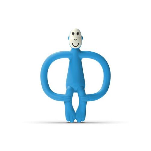 Matchstick Monkey farok nélküli rágóka - Kék, Fogzási fájdalomcsillapítás - Rágóka