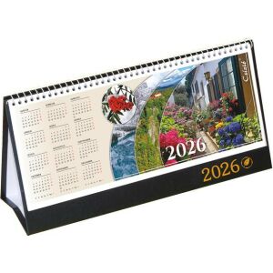 CSÍZIÓ Öko Álló Asztali Naptár - Fekete, Órás Beosztás 139226649 - Naptár