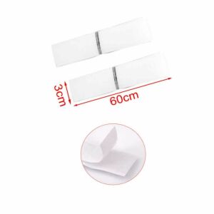 Fehér Felvarrható Tépőzár - 60cm x 3cm - Ruházati és Kézműves célra 139227957 - Tépőzár