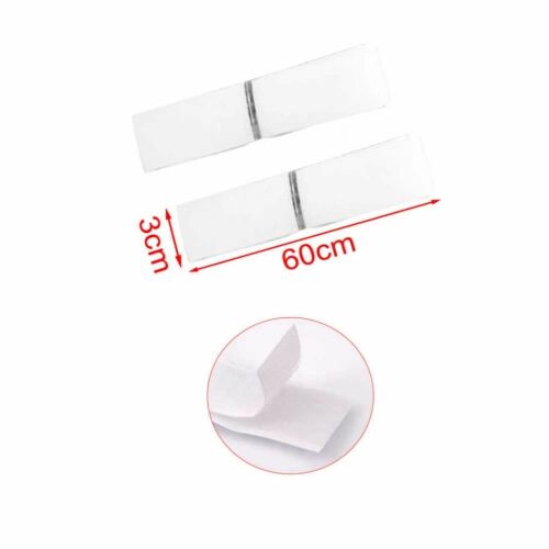 Fehér Felvarrható Tépőzár - 60cm x 3cm - Ruházati és Kézműves célra 139227957