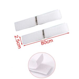 Varrható Tépőzár - Fehér, 80cm x 2.5cm - Ruházathoz, Lakástextilhez 139228012 - Tépőzár