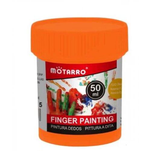 Gyerek Ujjfesték - Narancssárga, 50ml, Vízbázisú, Nem-toxikus 139228342