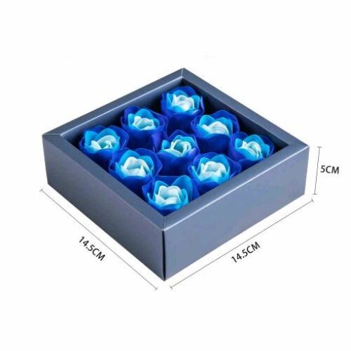 Szappanrózsa Ajándékszett - Kék-Fehér, 9 db 139228726