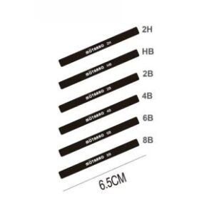 Préselt Grafitrúd Készlet - 6 db (2H, HB, 2B, 4B, 6B, 8B) - Művész Készlet 139229475 - Toll & Ceruza