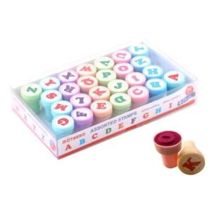 MÖTARRO - Betűnyomda Készlet - 26 db, Előre Tintázott - Angol Ábécé Tanuláshoz 139229620 - Nyomda