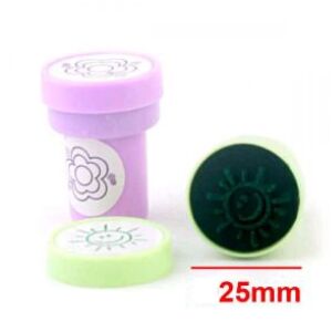 Vidám Mintás Bélyegzőkészlet Gyerekeknek - 6 db, Előre Tintázott 139229633 - Nyomda