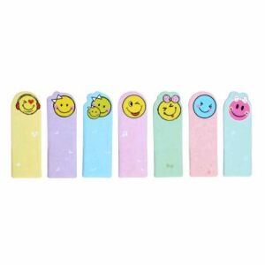 Mosolygós Állatos Könyvjelző Matrica Készlet - 7 db, 25 lap/tömb 139229659 - Irodai papíráru