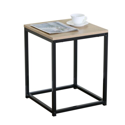 Intenso Home Loft Éjjeliszekrény/Dohányzóasztal - 40x40 cm, Sonoma Tölgy 139231078