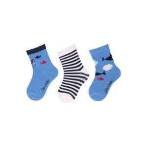 Sterntaler Pamut Zokni - 3 pár, Puha, Vékony