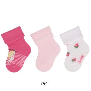 Sterntaler Baba Zokni - 3 pár, Puha Pamut