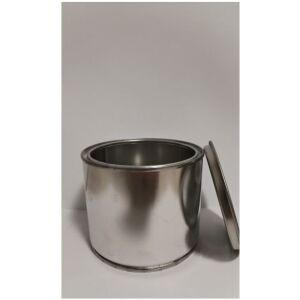 Metalowa puszka z pokrywką 0,5 l, pojemnik na żywność - Depozyt piór