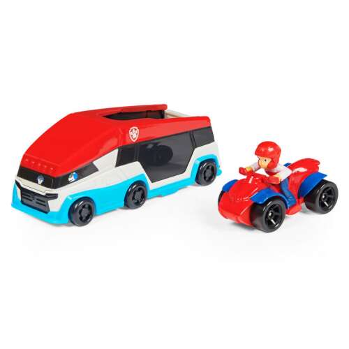Paw Patrol Team Car Ryder ATV mit Spielzeugauto #rot-blau