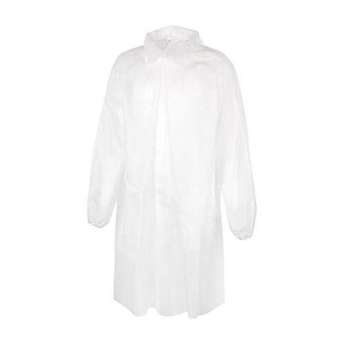 Egyszer Használatos Látogató Köpeny - Polipropilén, XXL, Fehér 139234154