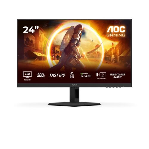 AOC G4 24G4HRE monitoare LCD 60,5 cm (23.8") 1920 x 1080 Pixel Full HD LED Negru, Roşu (24G4HRE)