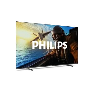Telewizor Philips 50-calowy 4K Ultra HD Smart TV na białym tle - Telewizja
