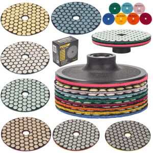 Комплект диамантени абразивни дискове PM-DPP-100TS 139236839 - Полиращ диск