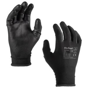 Rebel - Mănuși de Lucru Poliuretan - XL, Set 12 Bucăți 139238309 - Mănuși de lucru