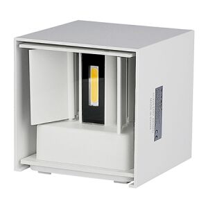 Aplică LED Exterior Pătrată, 5W, Alb Cald, IP65 139243254 - Lămpi de perete pentru exterior