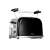 Sam Cook 2-slice toaster with LCD display, black and stainless steel