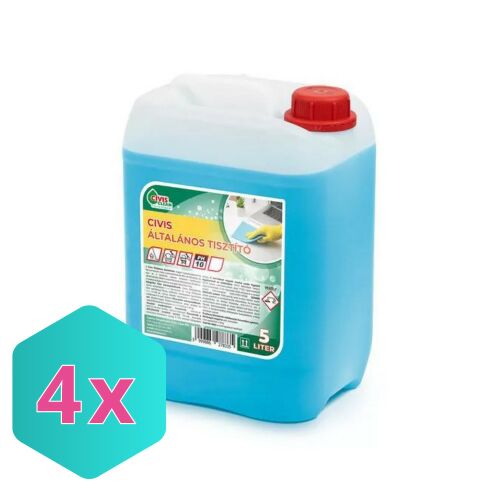 Civis Általános Tisztítószer - 5 liter, 4 db 139254666