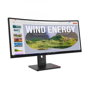 LENOVO ThinkVision T34WD-40 34inch 3440x1440 Curved VA 120Hz USB-C docking 96W Mirror power button Epeat Gold TCO10 139256616 - Monitor