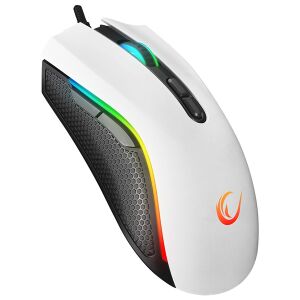 Rampage SMX-R44 V2 White Gaming Mouse with RGB lighting - Mouse
