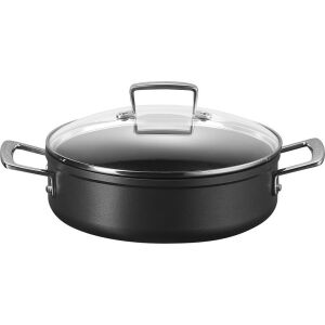 Le Creuset 28cm Tapadásmentes serpenyő üvegfedővel - Le Creuset