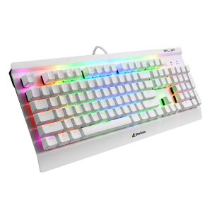 Sharkoon SKILLER SGK3 White (Brown Switch) USB Gaming Billentyűzet - Angol (US)