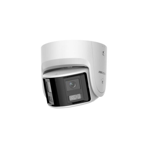 Hikvision DS-2CD2346G2P-ISU/SL 2.8mm IP Turret Kamera auf weißem Hintergrund