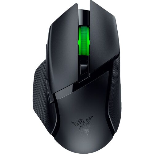Безжична геймърска мишка Razer Basilisk V3 X Hyperspeed - Черна, изглед отгоре