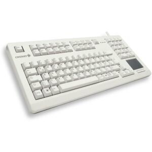 Изглед под ъгъл на клавиатура Cherry TouchBoard G80-11900 с вграден тъчпад - Cherry Клавиатура