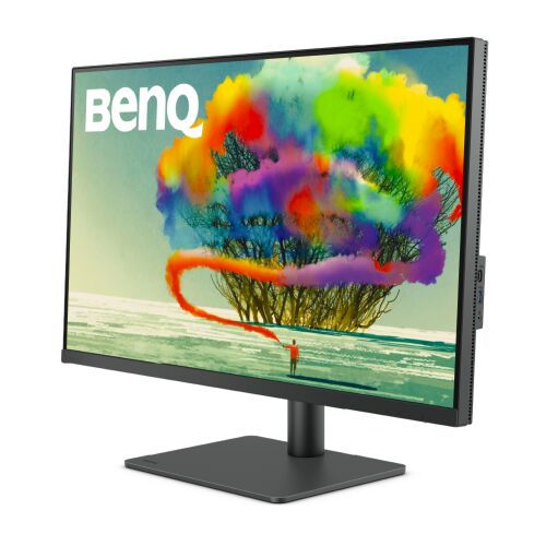 BenQ PD3205U 31,5 Zoll 4K UHD Monitor schräge Ansicht