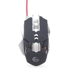 Mouse gaming, Gembird 4000 dpi, iluminare, butoane programabile, Negru / Gri, MUSG-05 (MUSG-05) (MUSG-05) 139264659 - Gembird