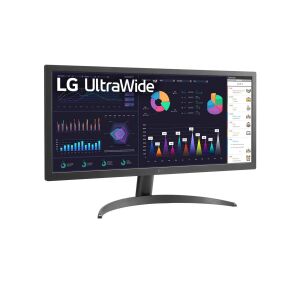 Szögletes nézet az LG 26WQ500-B 26 hüvelykes UltraWide monitorról - LG Monitor