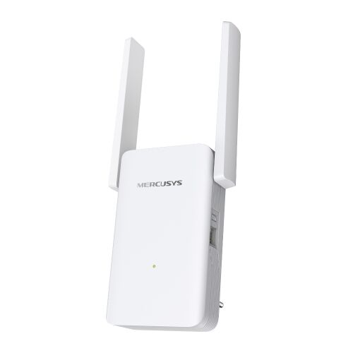 Mercusys ME70X AX1800 WiFi 6 hatótávnövelő, kétsávos, szögletes nézet