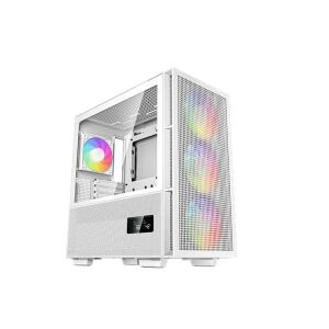 Obudowa PC DeepCool CH560 Digital WH Biała z wentylatorami ARGB i hybrydowym szklanym panelem bocznym - DeepCool