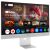 Ukośny widok z przodu 27-calowego monitora Asus ZenScreen Smart MS27UC Smart UHD