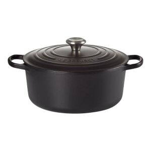 Le Creuset Signature 20cm Fekete Öntöttvas Főzőedény Fedővel - Le Creuset